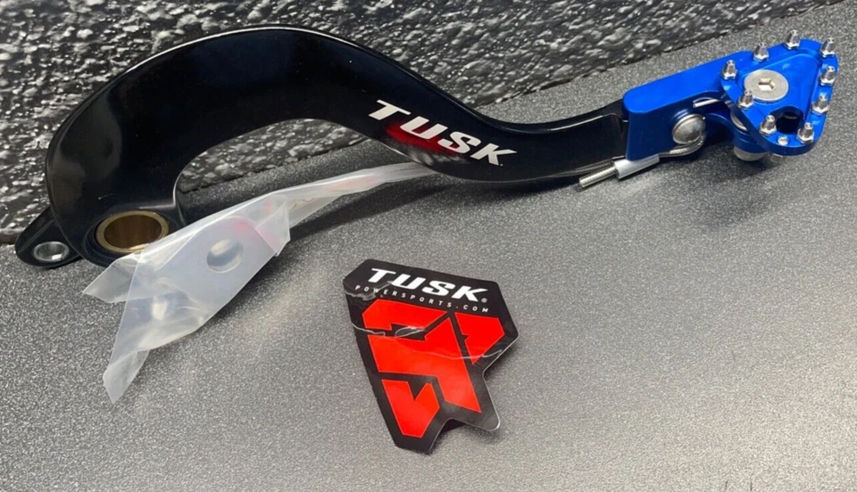 Tusk 2006 2007 2008 2009 Yamaha YZ450F YZ 450F Pedal de freno trasero Palanca de pie Azul Foto 4 de 4