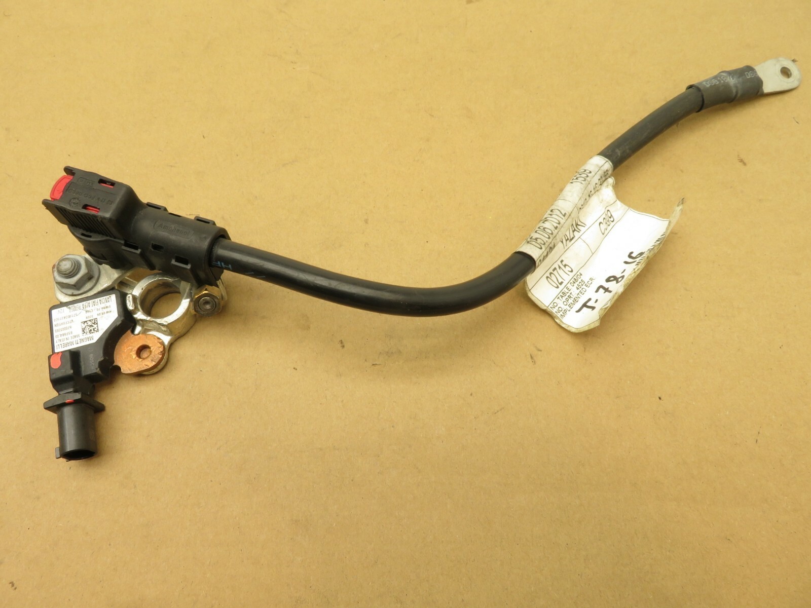 2014-2017 MASERATI GHIBLI JUNCTION GROUND MINUS NEGATIVE CABLE LEAD TERMINAL OEM