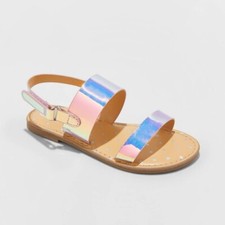 Cat Jack Toddler Girls Wanda Footbed Sandals Pink Shoes Various Sizes NWT