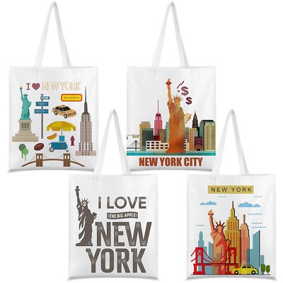 Paterr 4 Pcs City Souvenirs and Gifts New York Paris Chicago Seattle Los Ange...