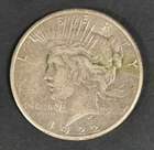 $1 Coin - 1922 - Peace Silver Dollar Very Good to Extra Fine - 90% Silver