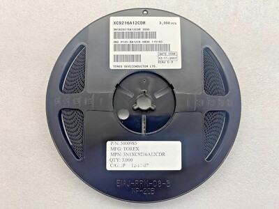 (25 PIECE LOT) XC9216A12CDR, TOREX, IC, STEP DOWN DC/DC 1.2V, USP-6B, ROHS