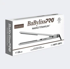 BaBylissPRO® Nano Titanium™ Grey Collection 1" Ultra-Thin Flat Iron $209