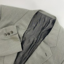 Brioni Sport Coat Jacket Mens 44R Gray Green Palatino Cashmere Italy Old Money