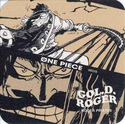 One Piece Art Untersetzer Gold D. Roger Band 5 Sammlerstück