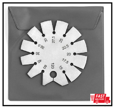 Stainless Steel Bevel Gauge   15°-120° Knife & Axe Angle Finder | Precision Tool