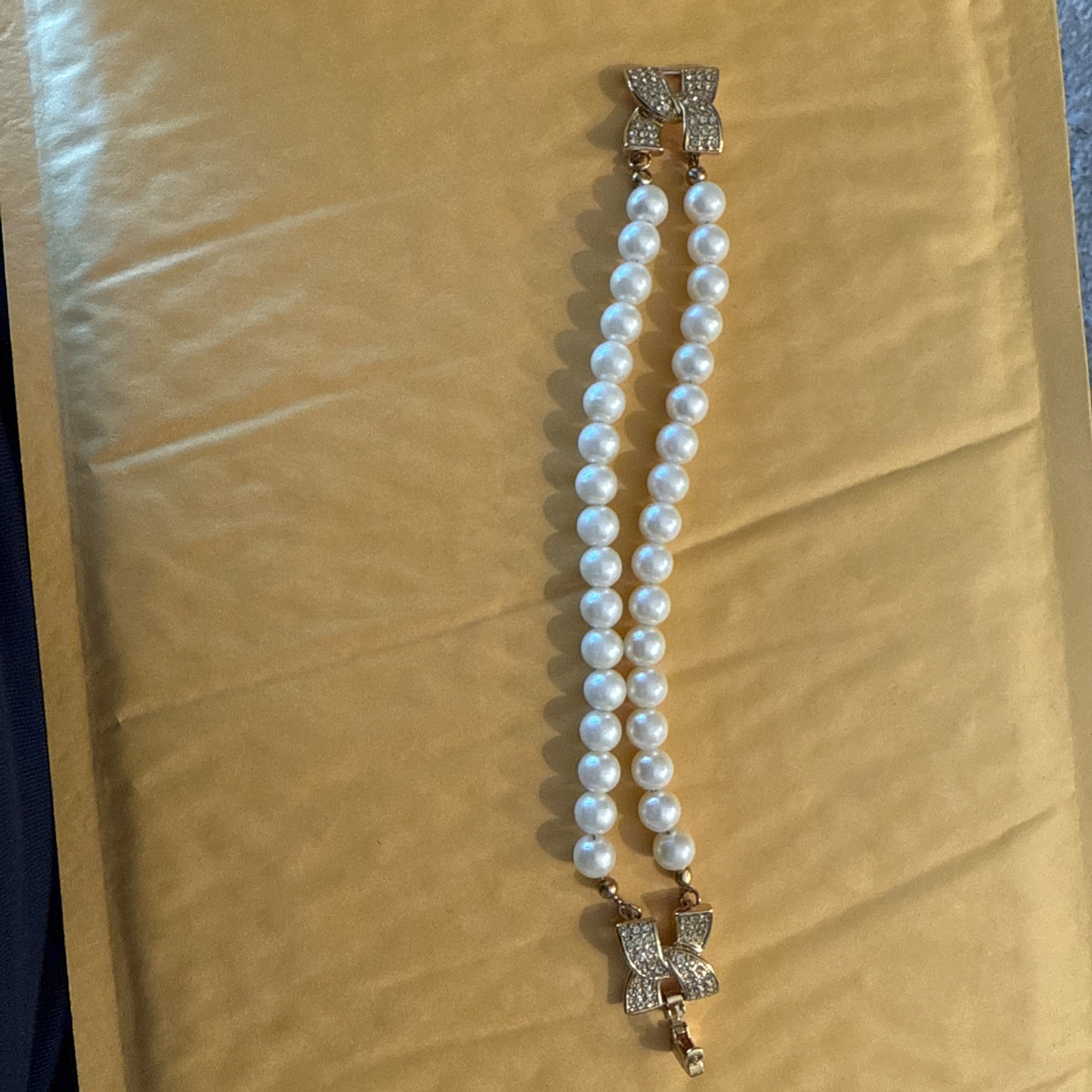 KJL Kenneth Jay Lane Vintage Pearl Bracelet - image 1