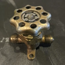 NEW HENRY 5153 GLOBE REFRIGERATION VALVE 3/8" MALE FLARE *READ*