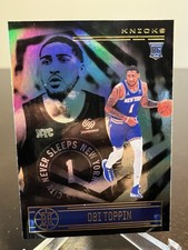 Obi Toppin Rookie Card 2021 Panini Illusions #176 New York Knicks