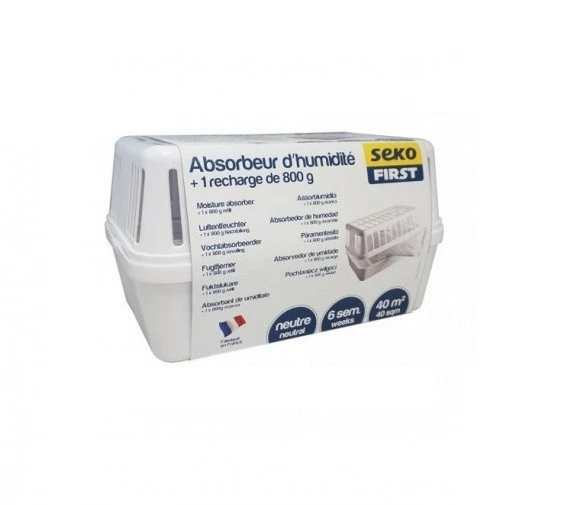 Absorbeur d’humidité – SEKO First Large + Recharge 800 g