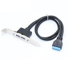 USB 3.0 20Pin Front Panel Adapter Cable for PC Case and Motherboard 50cm