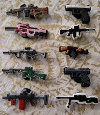 Shoe Charms Guns Lot Of 10 NEW