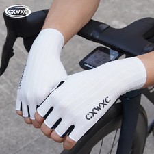 Cycling Half Finger Gloves Breathable Anti Slip Wrist Guard Fitness Sport