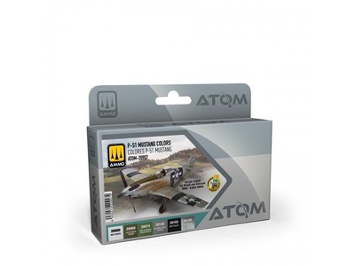 AMMO MIG - Atom Acrylfarben Set P51 Mustang 20907