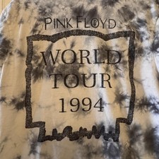 Pink Floyd 1994 World Tour Tie-Dye T-Shirt Size Medium