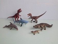 SCHLEICH Set 2 Dinosaurier Alligator mit Baby...