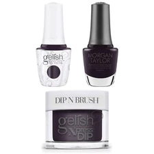 Gelish "A Hundred Present Yes" Trio - Includes Gel Polish, Lacquer and Dip