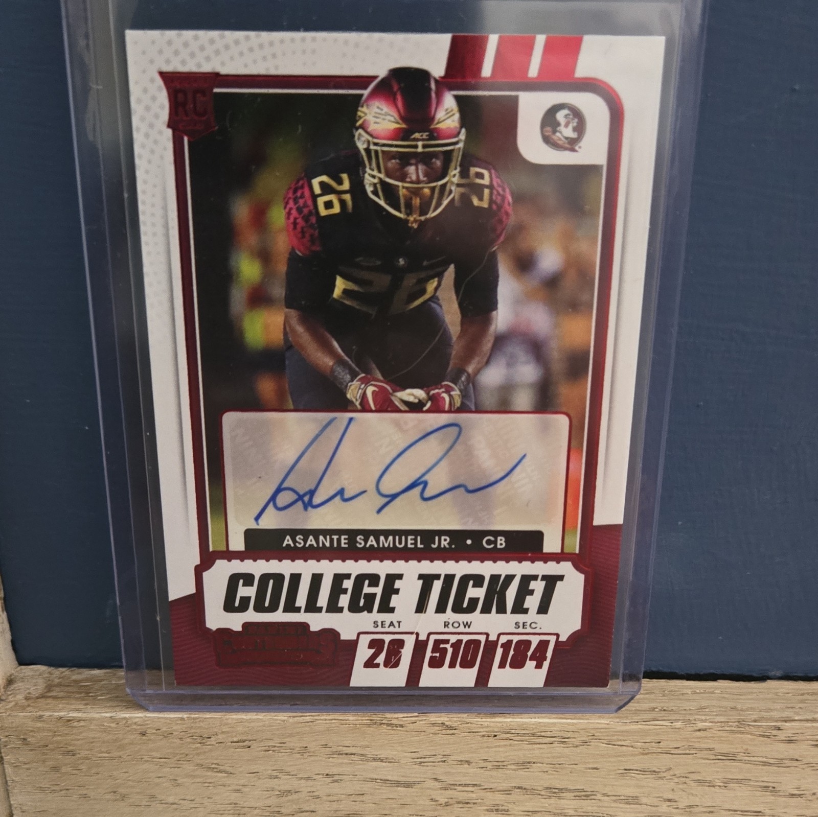 Asante Samuel Jr. Panini Contenders Draft Picks #282 Autograph