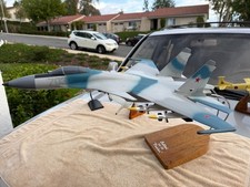 1/18? RUSSIAN AIR FORCE Sukhoi  SU-35 Resin Desk Model VERY LARGE  Very Rare