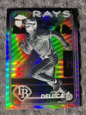 2024 Topps Chrome - Jonny Deluca #163 Negative Refractor (RC)
