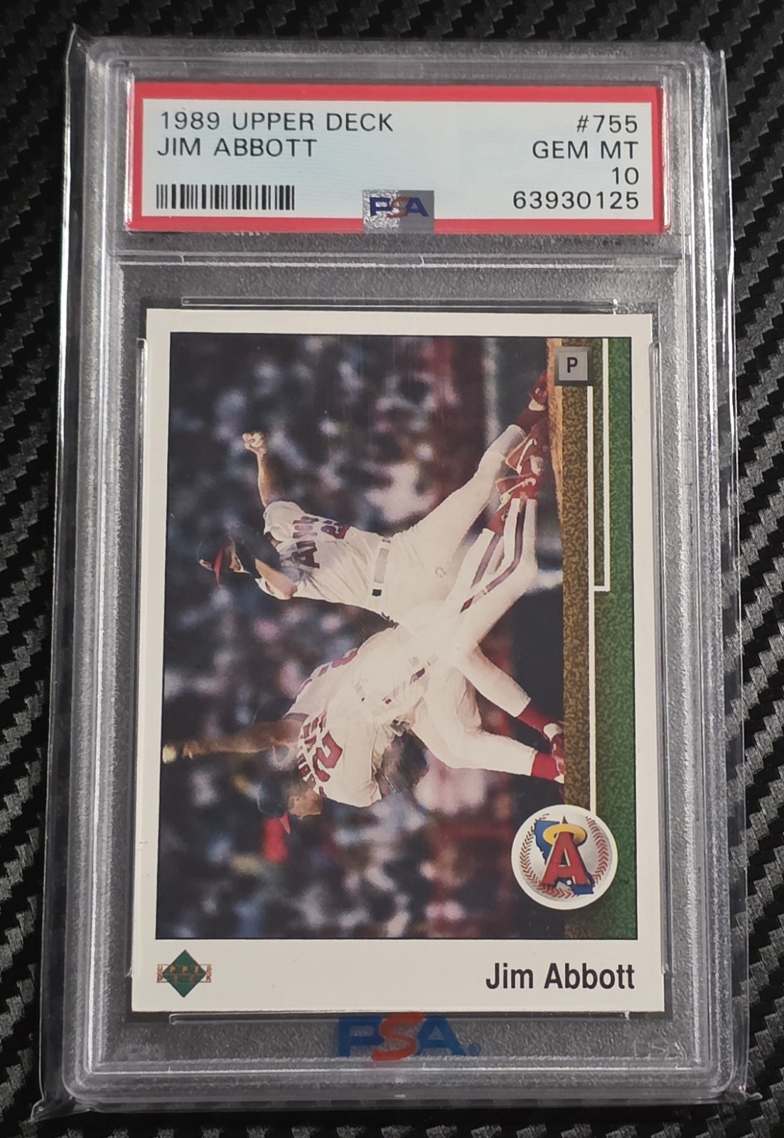 🔥🔥 1989 UPPER DECK JIM ABBOTT RC TRIPLE EXPOSURE SP GEM MINT PSA 10 🔥🔥