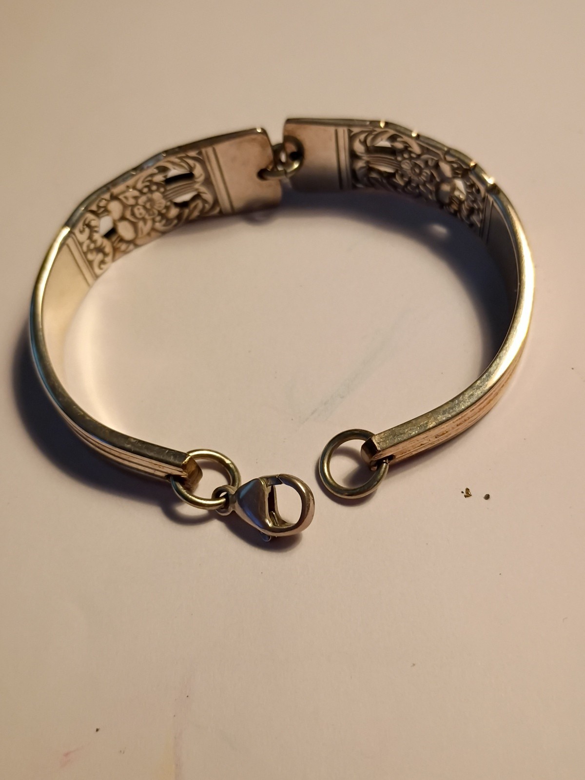 Bracelet Made From Coronation Flatware Sterling S… - image 3