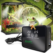 Automatic Reptile Terrarium Fogger with Timer, Humidity Control Mister for