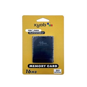 PlayStation 2 PS2 - 16MB/251 Block Memory Card by XYAB - New