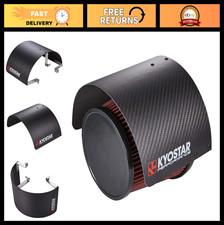 Universal 100 Real Carbon Fiber Air Filter Heat Shield Cover For 2.5-3.5 Cone