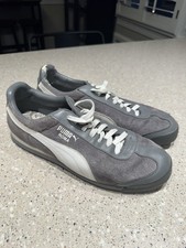 Puma Roma Zapatos Atléticos Para Hombre Tenis Gris 10.5 Gamuza