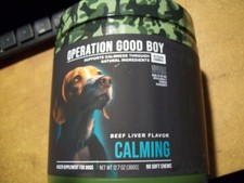 Operation Good Boy Calming Health Supplement for Dogs, Beef Liver Flavor