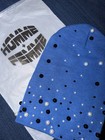 HOMME x FEMME Blue Knit Beanie with Pearl & Black Beaded Accents Brand new — photo 1