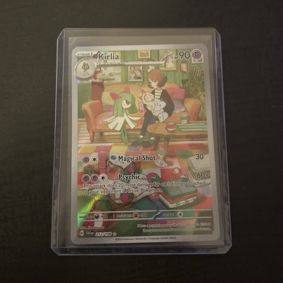 The Pokémon Company Kirlia 212/198 SV01 Illustration Rare Full Art Holo EN