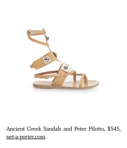 PETER PILOTTO x ANCIENT GREEK SANDALS leather Gladiator sandals NEW 37