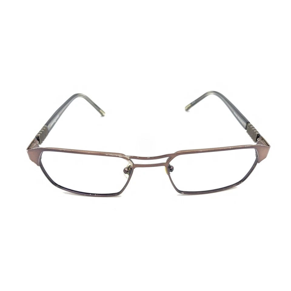 Monturas de gafas Jhane Barnes perimetrales marrones 57-19 143 diseñador hombres mujeres Foto 2 de 4