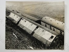 Morpeth Train Crash Aberdonian Express Derailment Northumberland 1969 VTG Photo
