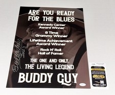 Buddy Guy Blues Legend signed 13x19 Poster autographed #3 JSA Certified