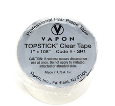 Double Sided Medical Grade Adhesive Tape Roll, 1 Inches x 108 Clear