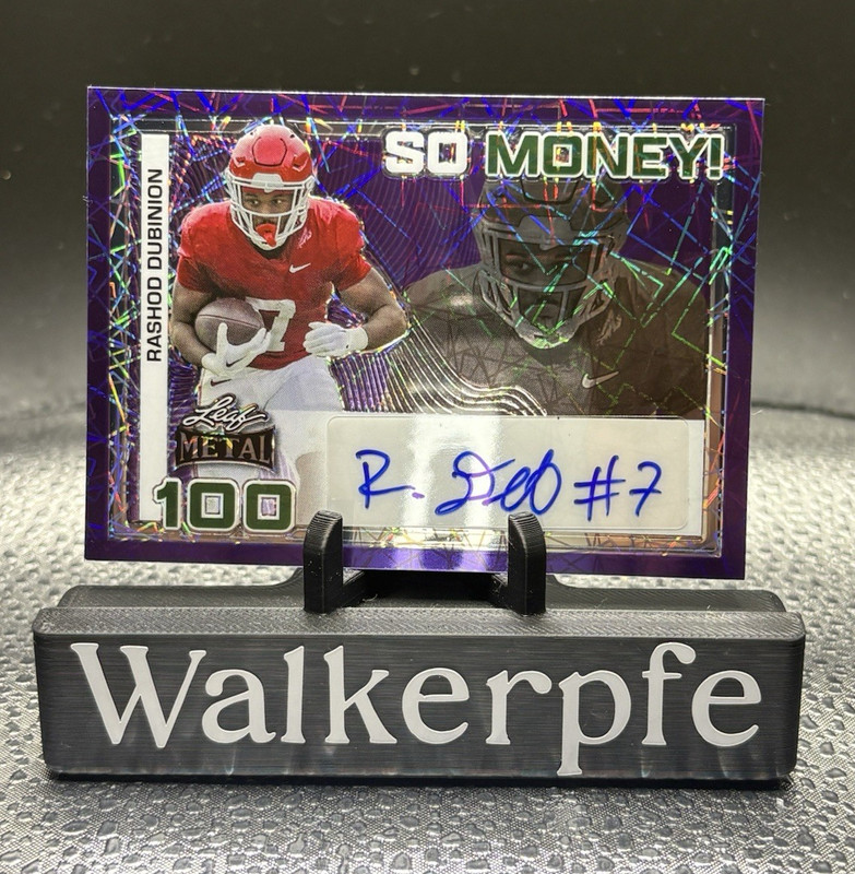 Leaf 2024 Leaf Metal Rashod Dubinion So Money! Auto #SM-RD1 1/4 Football