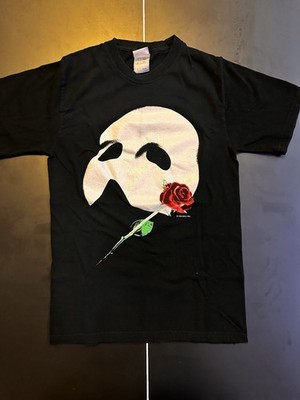 Black 1980's Phantom of the Opera Tee, Size Small (101)