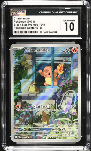 CGC 10 Charmander SVP 044 Obsidian Flames Pokemon Center Exclusive ETB Promo