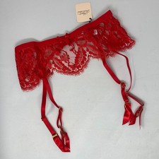 Agent Provocateur Kendall Red Suspender AP2 Small NWT