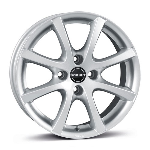 Borbet Felgen LV4 5.5x14 ET35 4x100 SIL für Kia Picanto Rio Shuma - Bild 1 von 4