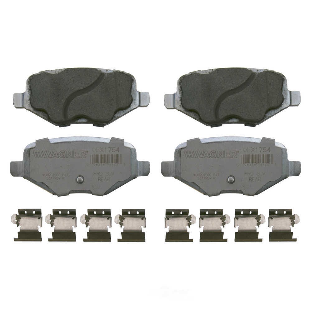 Disc Brake Pad Set-OEX Disc Brake Pad Wagner OEX1754