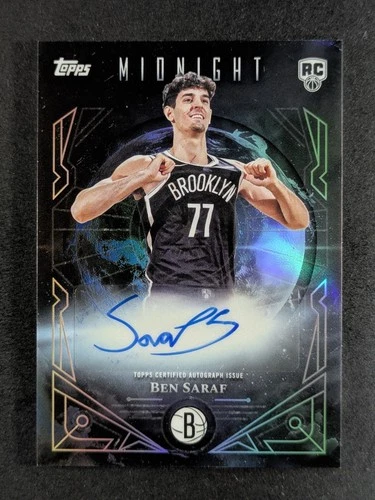 2025-26 Topps Midnight BEN SARAF RC Auto Sun Signatures #MSR-BS Rookie