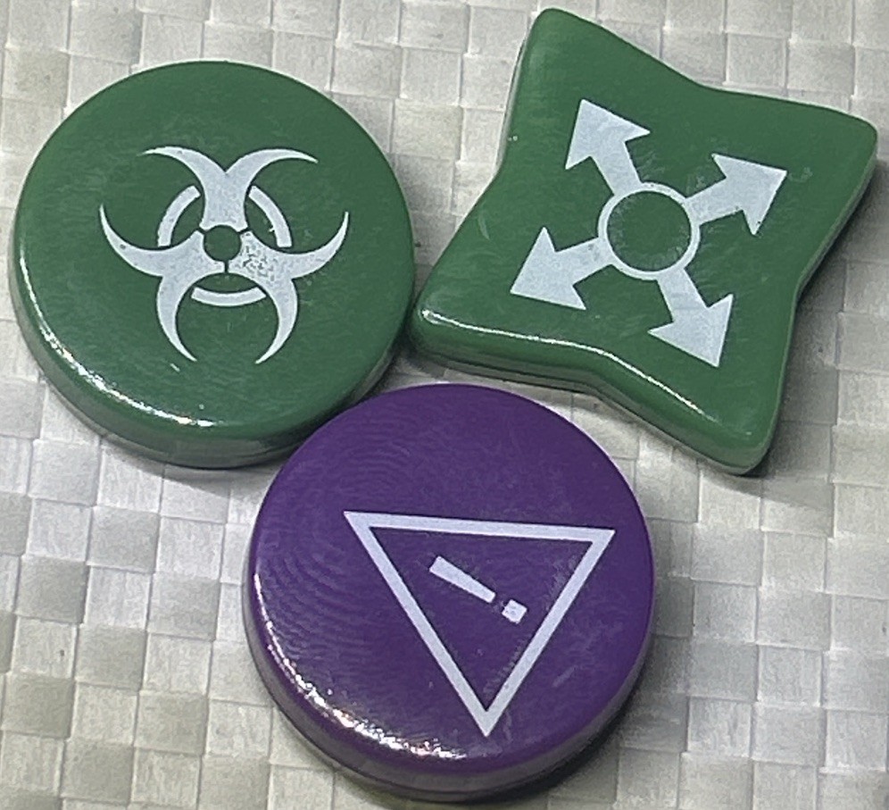 Pandemic Legacy Season 1 Red Box-Tracking Marker Set Infection Outbreak Reminder
