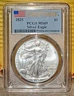 2025 1 oz American Silver Eagle  First Strike PCGS MS69