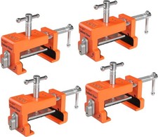 PONY 4-Pack Cabinet Clamps, 8510 Claw, Face Frame Clamps for Orange