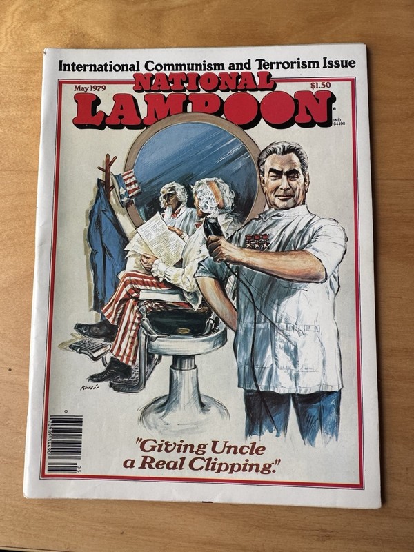 May 1979 National Lampoon Magazine - Communism & Terrorism, Brezhnev Cover*