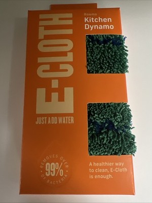 E-Cloth Kitchen Dynamo, Premium Microfiber Non-Scratch Dish Scrubber (3 Boxes)